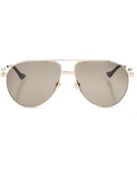 Gucci - Eyewear Aviator Frame Sunglasse - Lyst