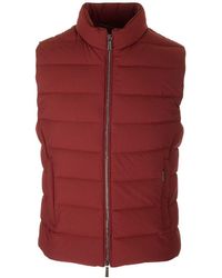 Moorer - Oliver-Kn Zip-Up Vest - Lyst