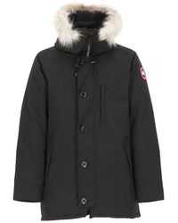 Canada Goose Synthetic Logo Patch Sanford Parka in Blue for Men | Lyst
