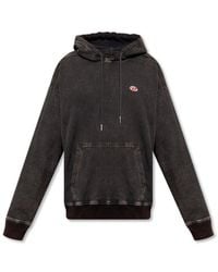 DIESEL - Hoodie With Faded Effect - Lyst