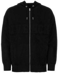 Givenchy - Logo Detailed Zip-up Hooded Jacket - Lyst