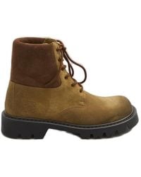 Loewe - Sierra Combat Ankle Boots - Lyst