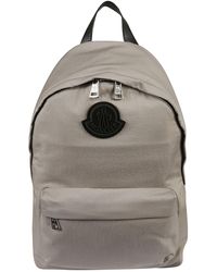 Moncler Logo Patch Backpack - Natural