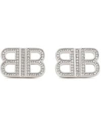 Balenciaga Bb 2.0 Earrings Jewellery - White