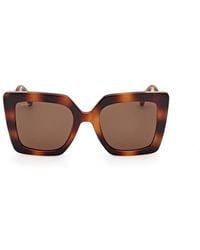 Max Mara - Square Frame Sunglasses - Lyst
