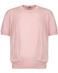 Gran Sasso - Crewneck Ribbed T-Shirt - Lyst