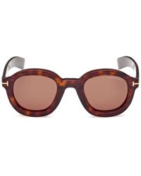 Tom Ford - Raffa Oval Frame Sunglasses - Lyst