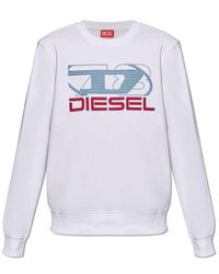DIESEL - 's-ginn' Sweatshirt With Logo, - Lyst