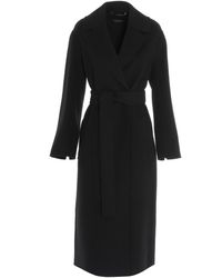 Max Mara Lugano Coat - Black