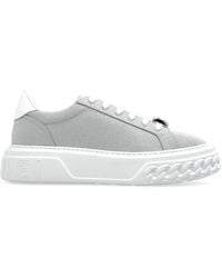Casadei - Chain Detail Platform Sneakers - Lyst
