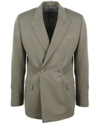 Dior - Double-Breasted Long-Sleeved Blazer - Lyst