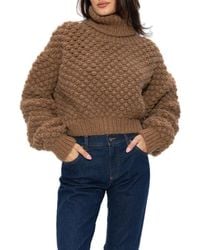 Dolce & Gabbana - Hazelnut-stitch Turtle-neck Sweater - Lyst