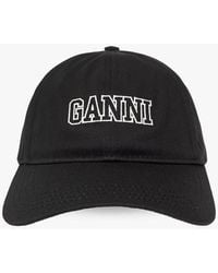 Ganni - Baseball Cap, - Lyst