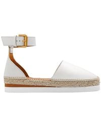 See By Chloé - 'glyn' Leather Espadrilles, - Lyst