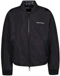 Emporio Armani - Reversible Bomber Jacket - Lyst