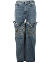 Y. Project - Maxi Cowboy Cuff Jeans - Lyst