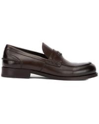 Roberto Cavalli - Mirror Snake Monogram Loafers - Lyst