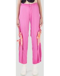 Collina Strada Runway Cargo Trousers - Pink