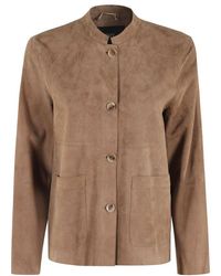 Seventy - Button-Up Mandarin Jacket - Lyst