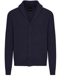 Roberto Collina - Long Sleeved Knitted Cardigan - Lyst