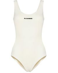 Jil Sander - + Logo Printed One-piece Swimsuit - Lyst