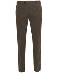 PT Torino Slim-fit Chino Trousers - Brown