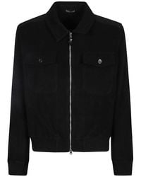 Tom Ford - Towelling Zip Through Jacket - Lyst