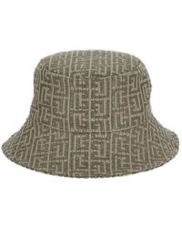 Balmain - Geometric Bucket Hat - Lyst