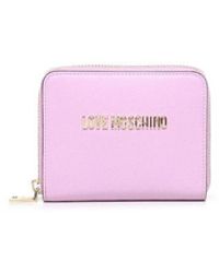 Love Moschino - Bi-Fold Wallet With Logo - Lyst