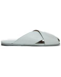 Marsèll Leather Cornice Slide Sandals in White for Men Mens Shoes Slip-on shoes Slippers Save 9% 