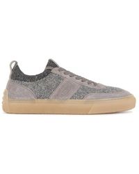 Tod's - Panelled Low-top Sneakers - Lyst