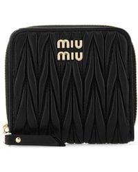 Miu Miu - Nappa Leather Wallet - Lyst