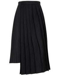 Sacai - Acai Wool Mix Chalk Stripe Skirt - Lyst