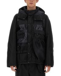 Junya Watanabe - Jacket With Contrasting Inserts - Lyst