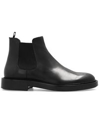 Giorgio Armani - Leather Chelsea Boots - Lyst