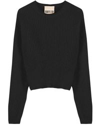 Aniye By - Long-sleeved Back-laced Cropped Jumper - Lyst