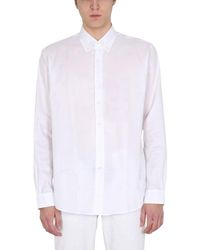 Maison Margiela - Shirt With Pointed Collar - Lyst