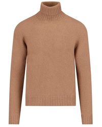 Drumohr - Ribbed Turtleneck Sweater - Lyst