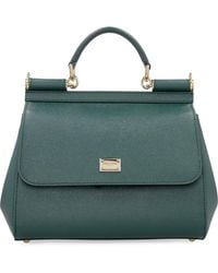 Dolce & Gabbana - Sicily Leather Handbag - Lyst