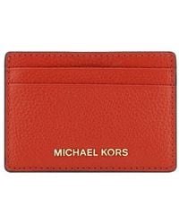 MICHAEL Michael Kors - Jet Set Logo Plaque Cardholder - Lyst