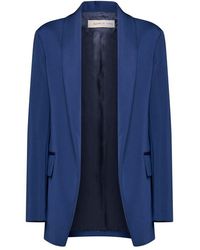 Blanca Vita - Gaultiera Open Front Shawl Lapel Blazer - Lyst