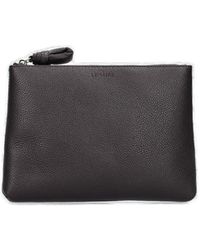 Lemaire - Logo Embossed Zipped Make-up Bag - Lyst