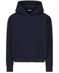 Saint Laurent - Logo Cotton Sweatshirt - Lyst