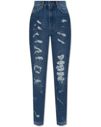Dolce & Gabbana - Jeans With Vintage Effect - Lyst