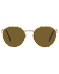 Prada - Round Frame Sunglasses - Lyst