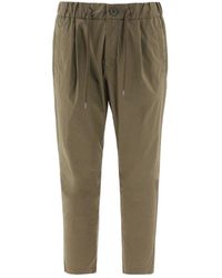 Herno - Pleat Detailed Drawstring Trousers - Lyst