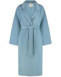 Calvin Klein - Wool Coat - Lyst