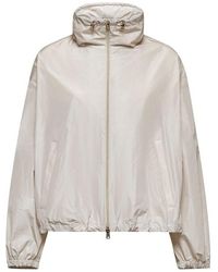 Herno - Drawstring Zip-Up Jacket - Lyst