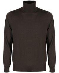 Paolo Pecora - High-neck Knitted Jumper - Lyst