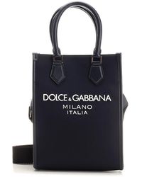 Dolce & Gabbana - Midnight Blue Small Tote Bag - Lyst